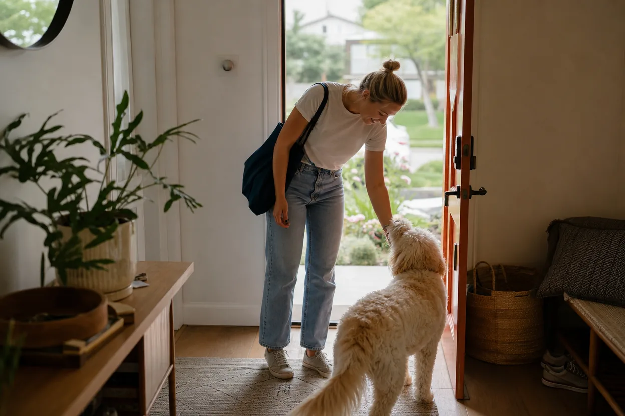 Home scene for Setting Up Smart-Home Access for Guests and House Sitters